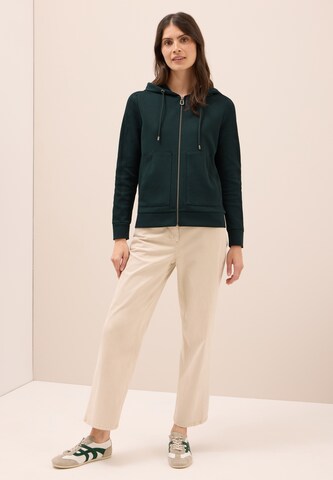CECIL Zip-Up Hoodie in Green