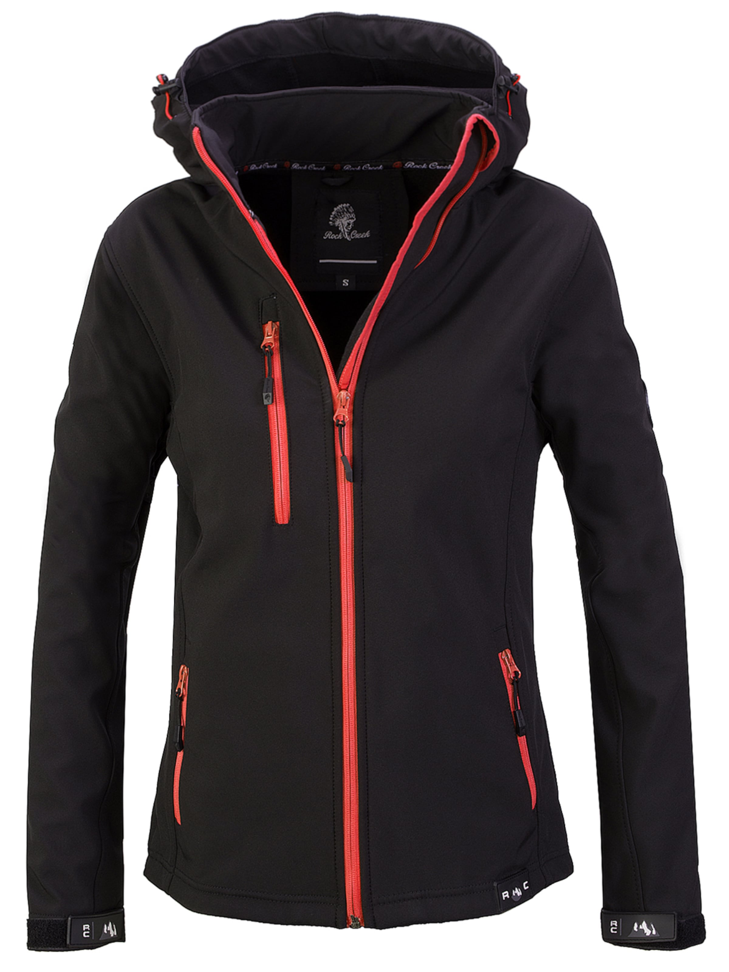 Rock Creek Outdoorjacke in schwarz, Produktansicht