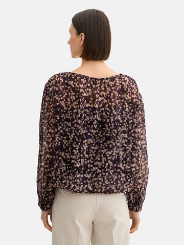 TOM TAILOR Blouse in Bruin
