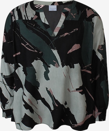 Zhenzi Bluse 'Anity 1205' in Grün: Vorderseite