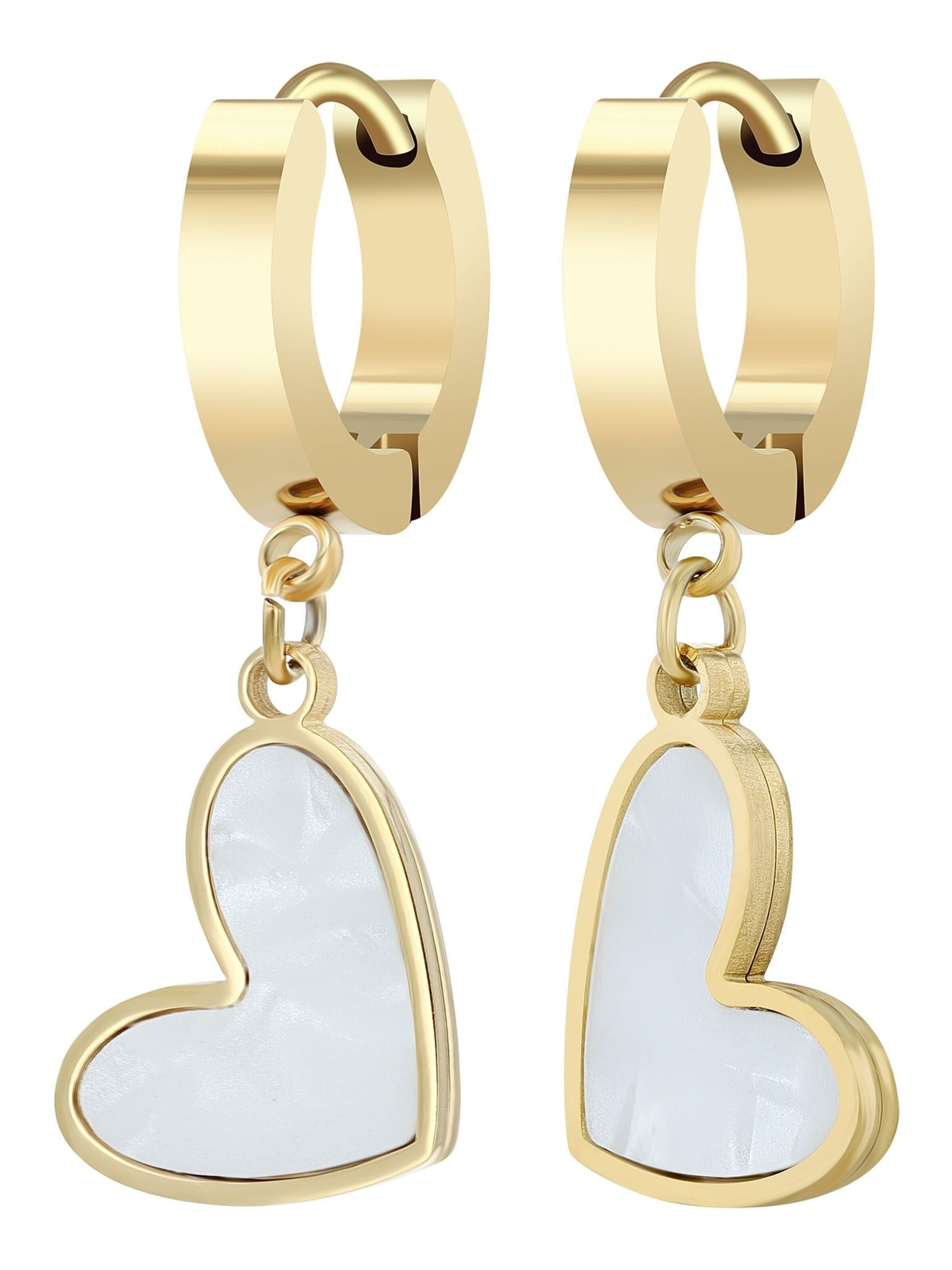 Akzent Earrings 'Ladina, langlebig' in Gold