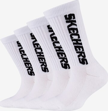 SKECHERS Socks 'Cushioned' in White: front