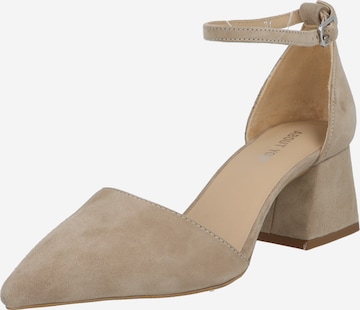 ABOUT YOU Slingback Pumps 'Jana' in Beige: front