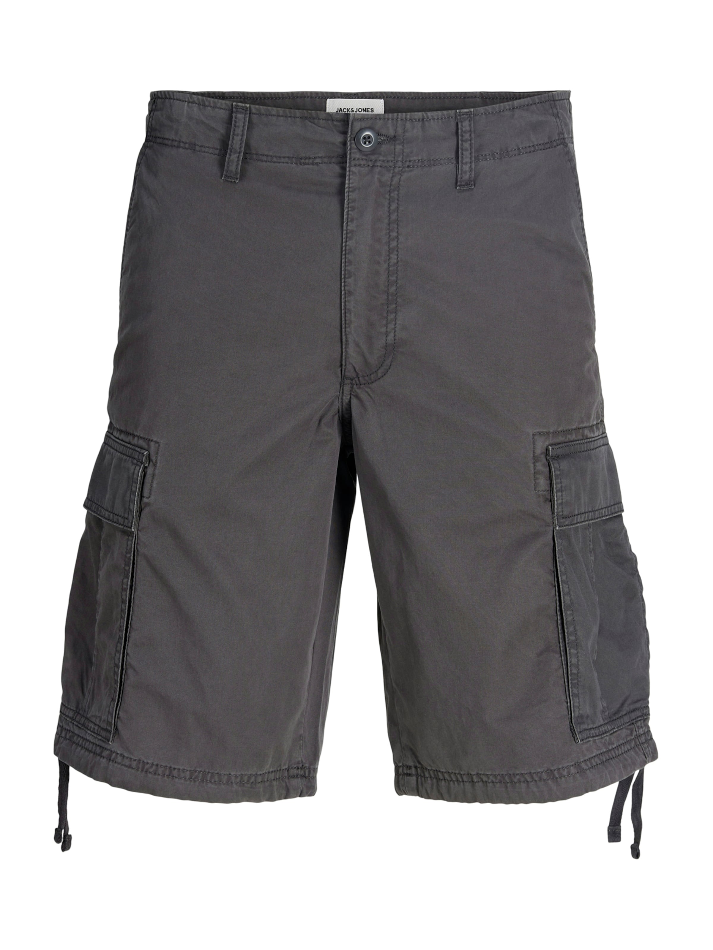 JACK & JONES - regular Pantalón cargo 'JPSTCOLE FRANK' en gris: frente