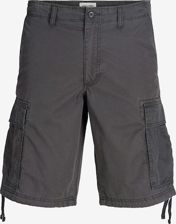 pilka JACK & JONES Standartinis Laisvo stiliaus kelnės 'JPSTCOLE FRANK': priekis