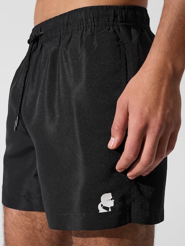 Karl Lagerfeld Surferské šortky 'Kameo' - Čierna