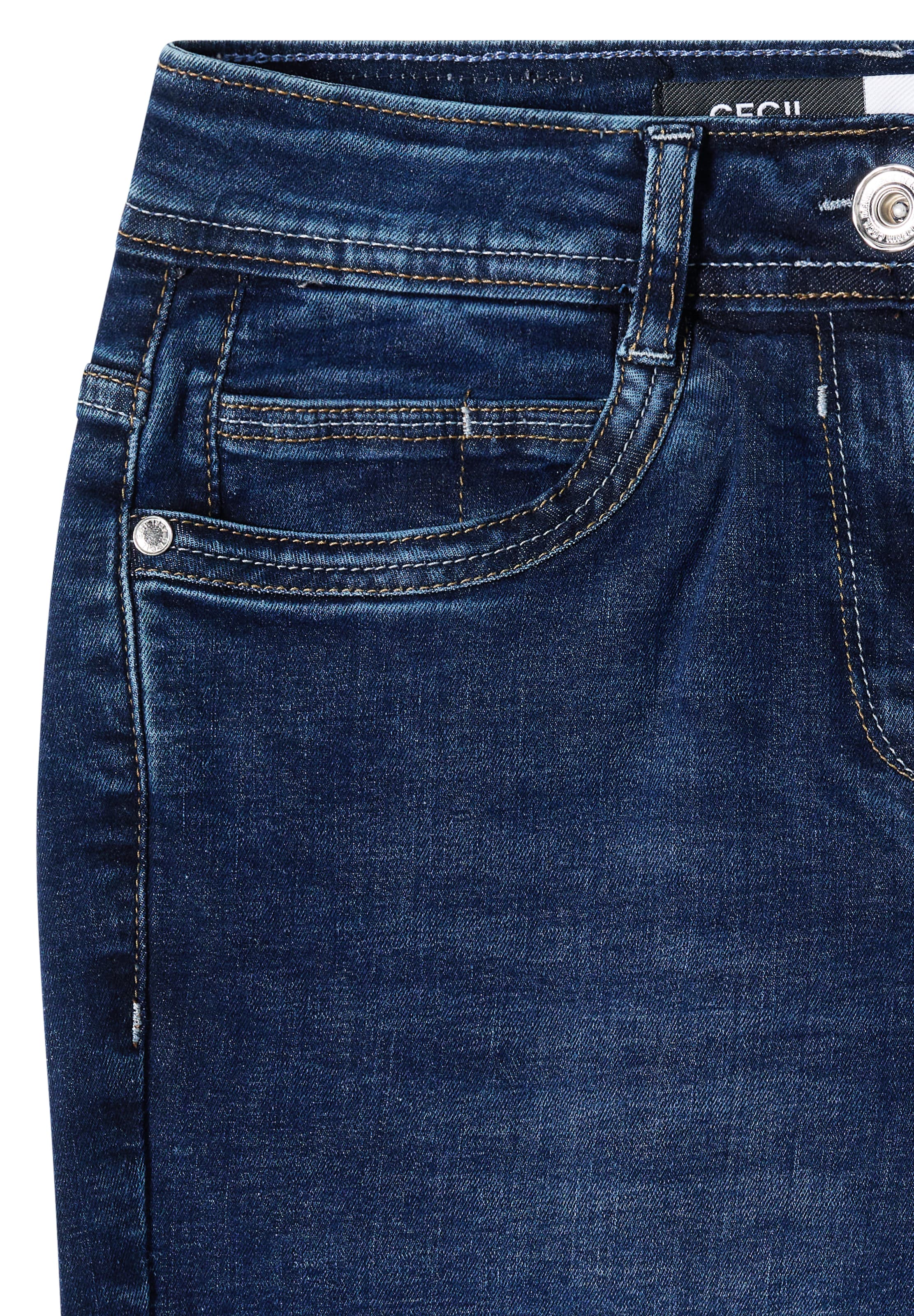 CECIL Regular Jeans in Blau