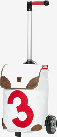 Trolley 'Unus  360° ' di Andersen Shopper in bianco: frontale