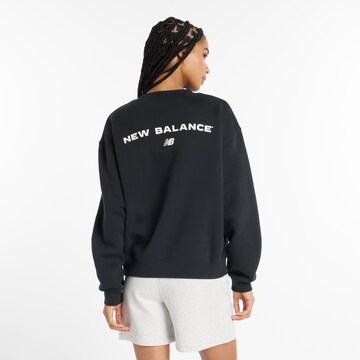 Sweat-shirt new balance en noir