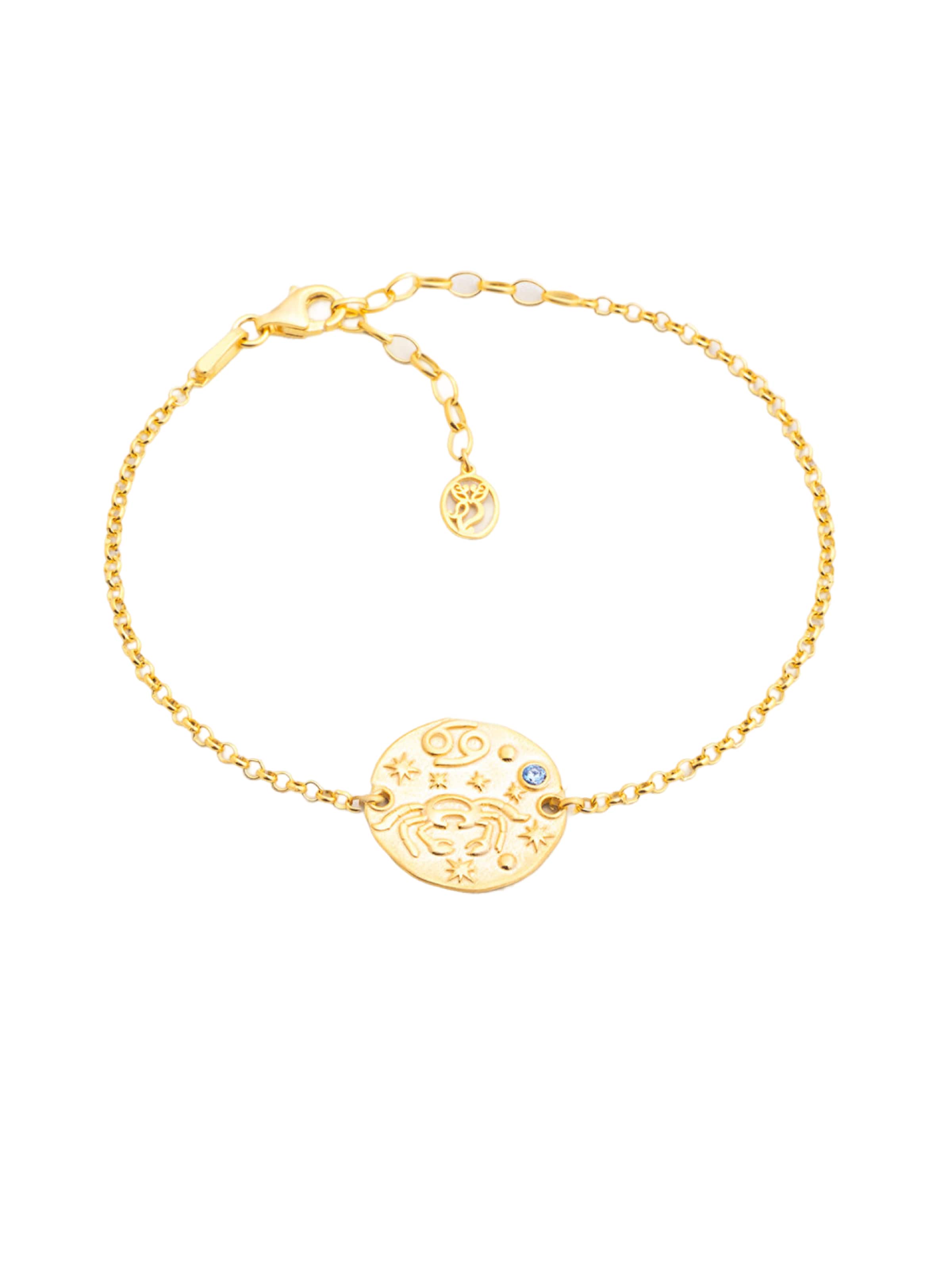 So Chic Armband in hellblau / gold, Produktansicht