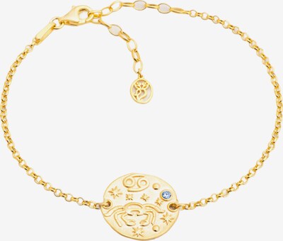 So Chic Armband in hellblau / gold, Produktansicht