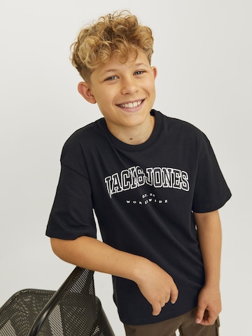 JACK & JONES MINI Футболка 'JJECALEB' в Черный