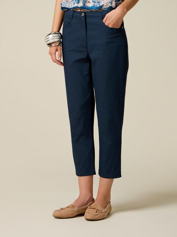 Effilé Pantalon oltre en bleu