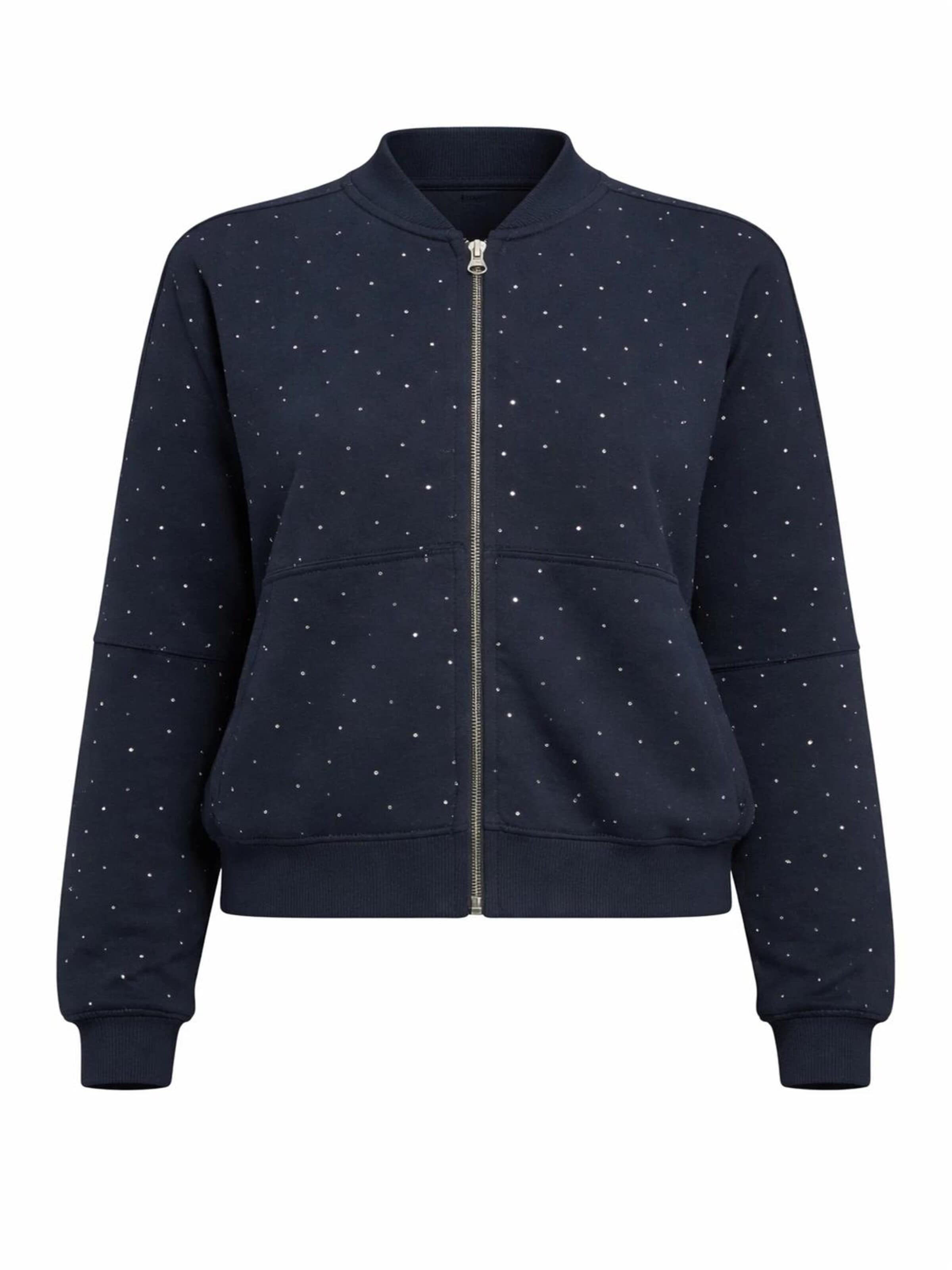 Alexa Dash Sweat jacket in Blue