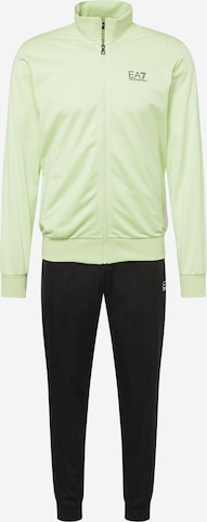 EA7 Emporio Armani Sweat suit in Green: front