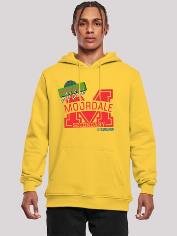 Sweat-shirt F4NT4STIC en jaune : devant