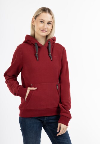Schmuddelwedda Sweatshirt in Rot: Vorderseite
