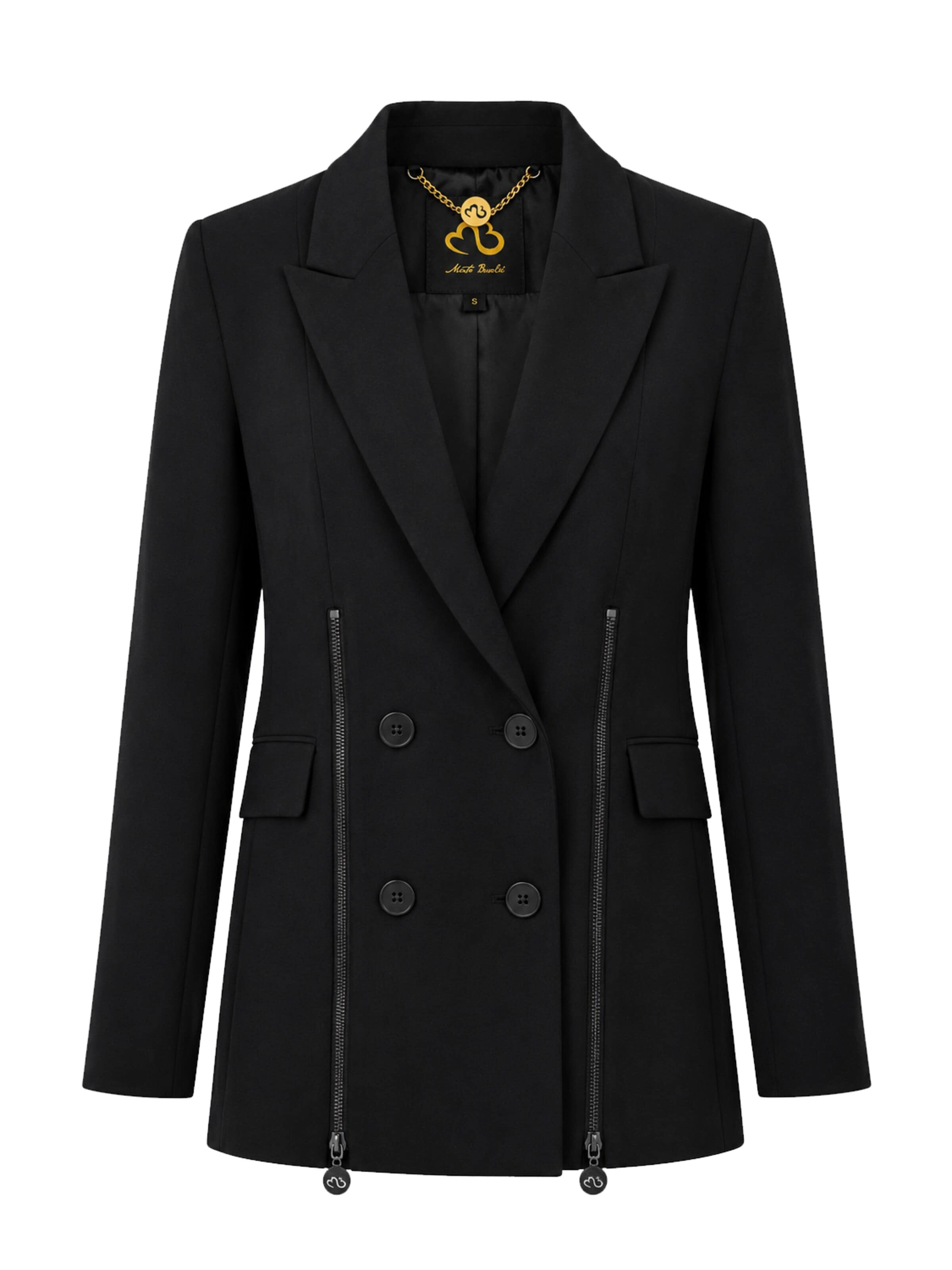 MB by Marta Buzolic Blazers in 34 in de kleur Zwart, Productweergave