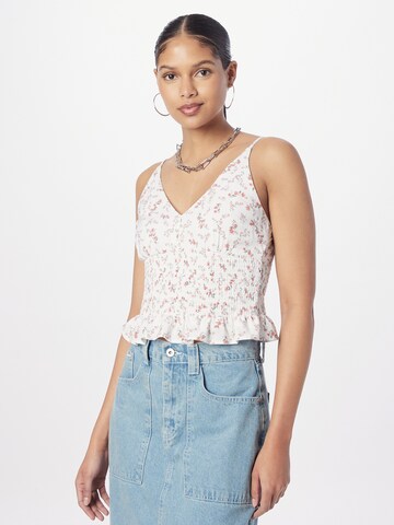 HOLLISTER Bluse 'EMEA' in Weiß: predná strana