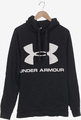 UNDER ARMOUR Sweatshirt & Zip-Up Hoodie in XL in Black: front