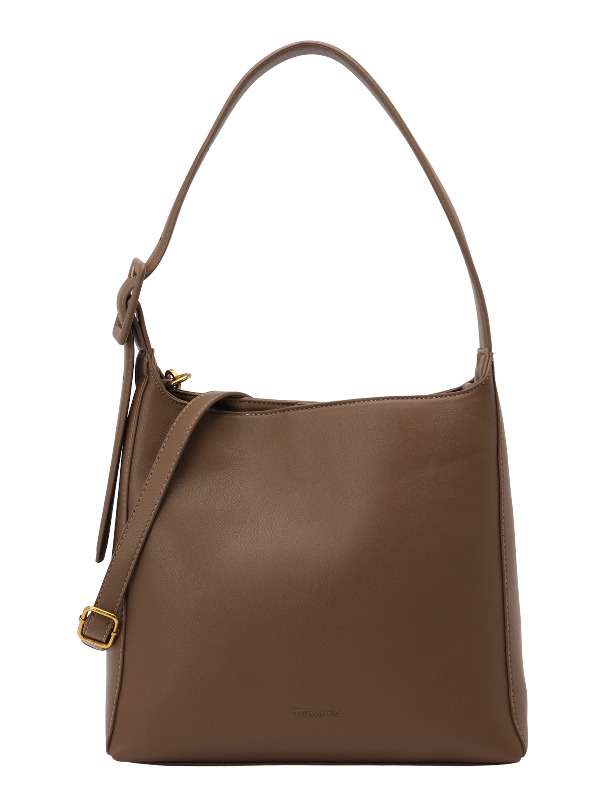 Tamaris Schultertasche 'Gunda' in Grau: Vorderseite