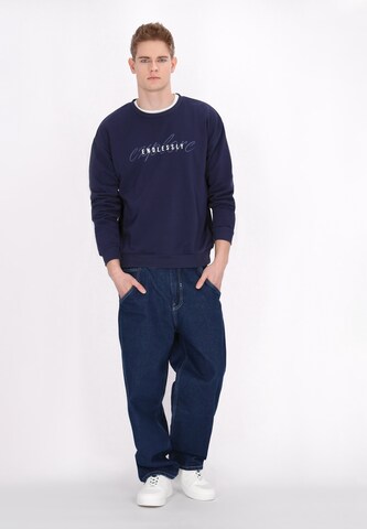 Felpa 'Back To School' di MO in blu