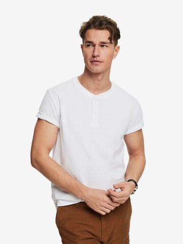 ESPRIT Shirt in Wit: voorkant