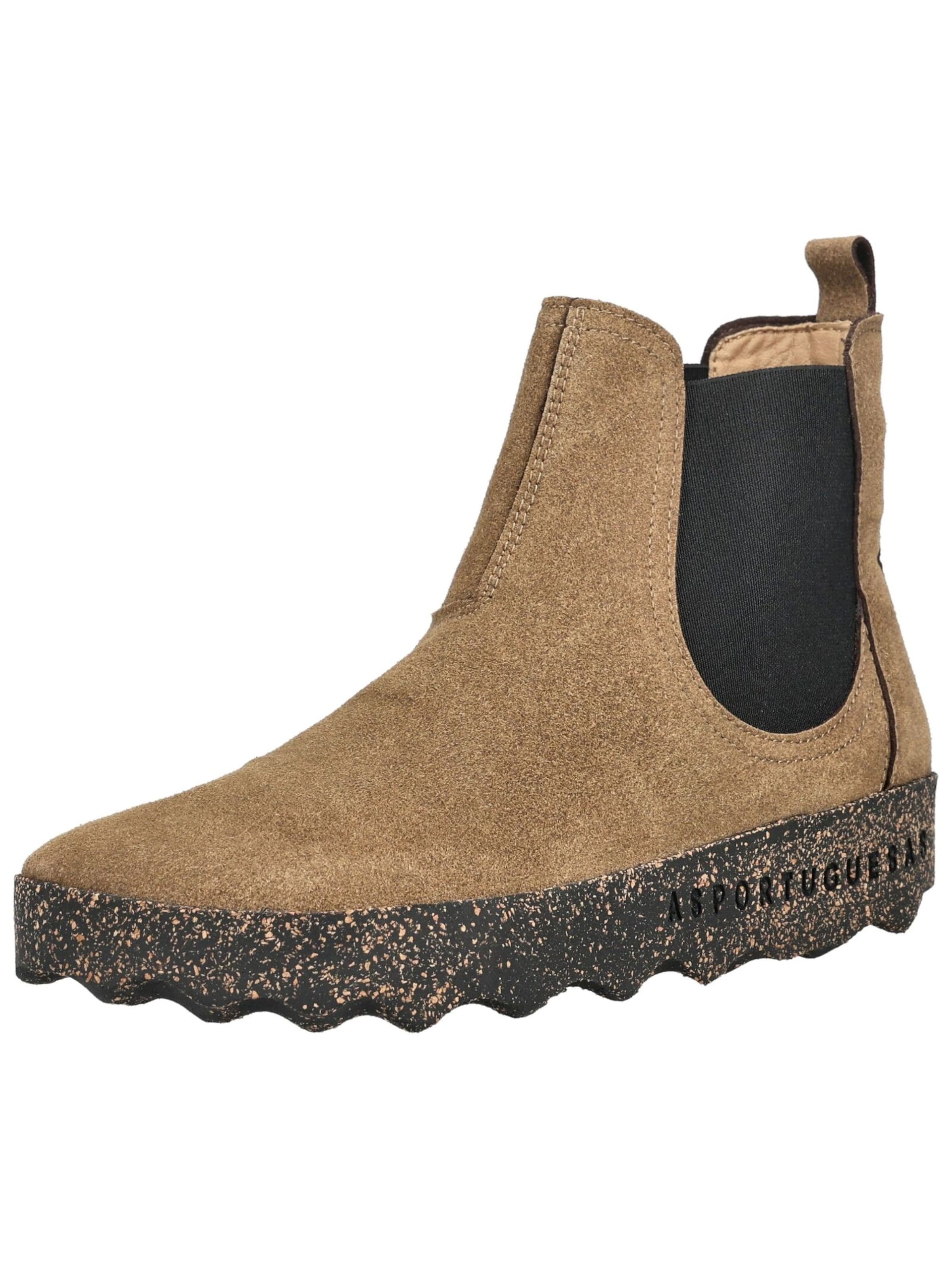 Asportuguesas Chelsea boots in Bruin: voorkant