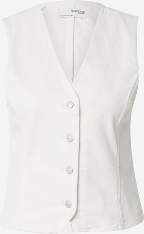 SELECTED FEMMEPrsluk od odijela 'SLFLexia' - bijela boja: prednji dio