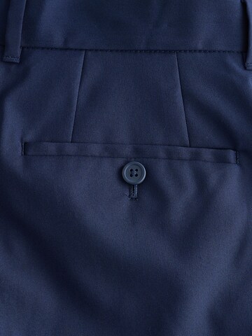 Regular Pantalon à plis Next en bleu