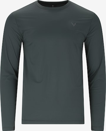 Virtus Langarmshirt 'Roger V3' in Grau: Vorderseite