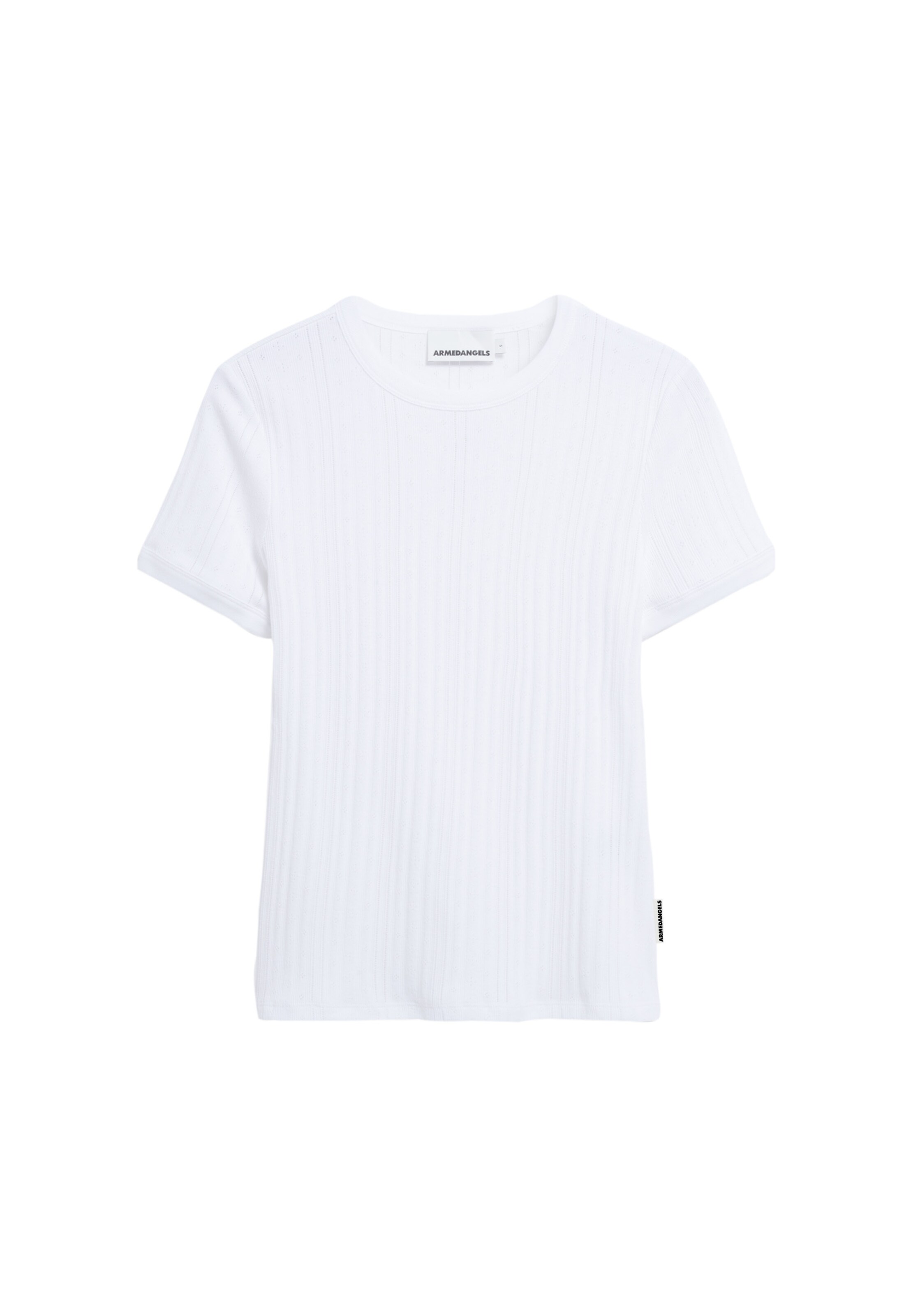 T-shirt ARMEDANGELS en blanc : devant