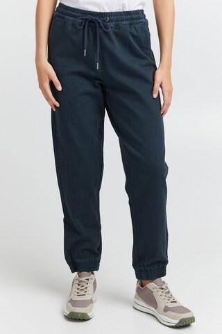 Oxmo Loose fit Athletic Pants in Black: front