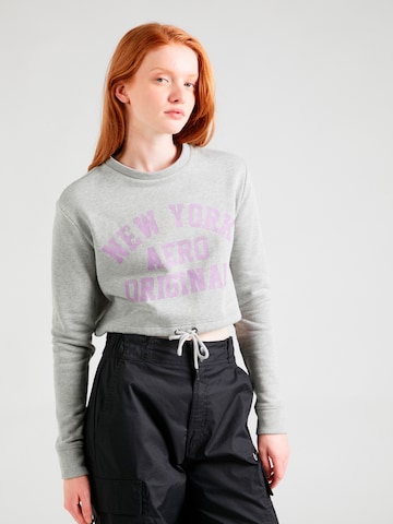 AÉROPOSTALE - Sweatshirt 'NEW YORK ORIGINAL' em cinzento: frente