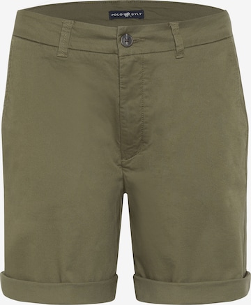 Polo Sylt Regular Pants in Green: front