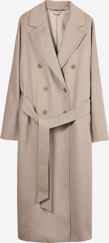 GOBI Cashmere Tussenmantel 'Women’s Double-Breasted Cashmere Coat' in Grijs: voorkant