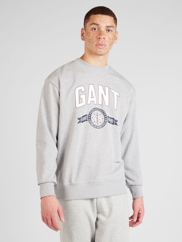GANTSweater majica - siva boja: prednji dio