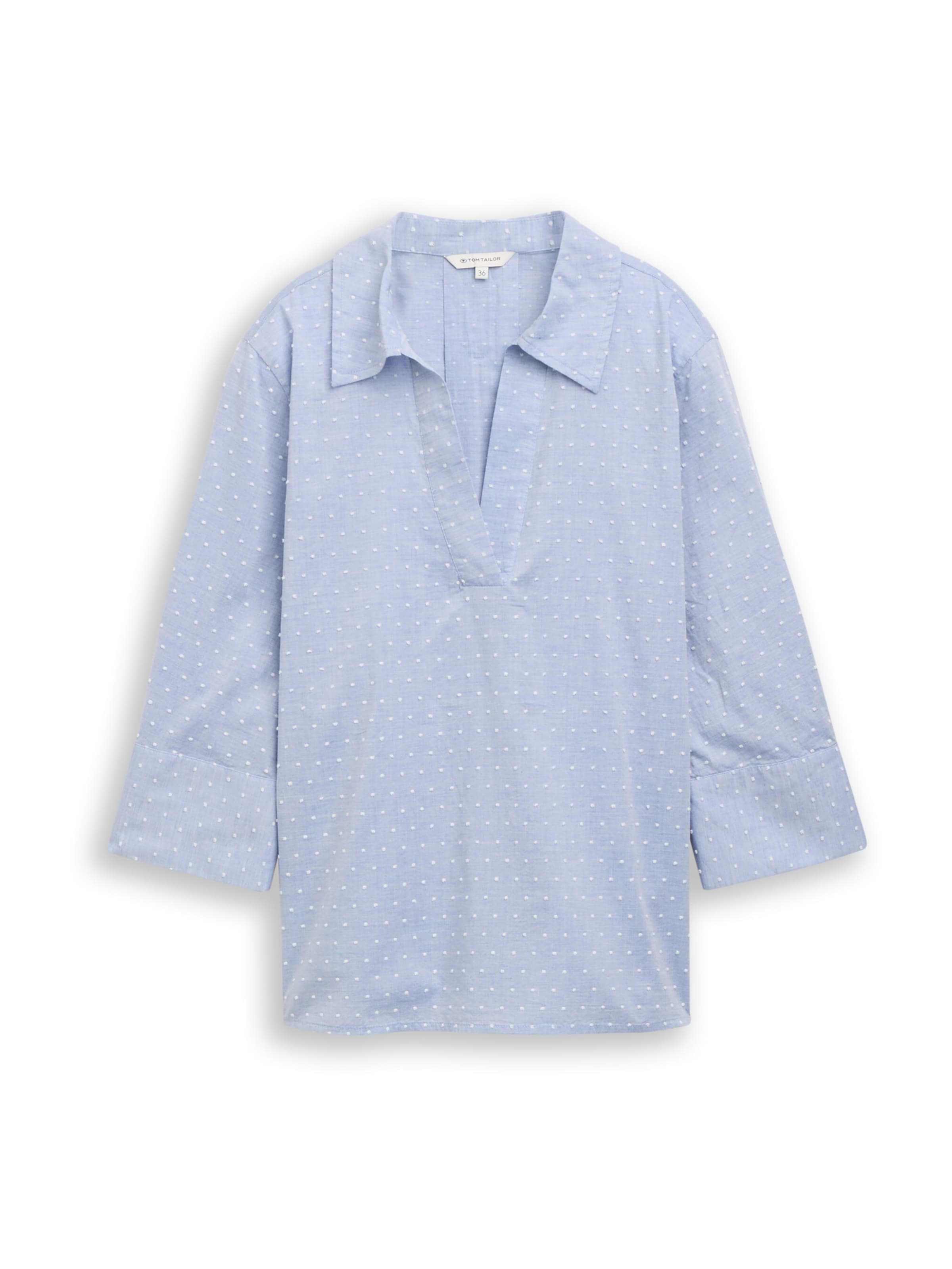 TOM TAILOR - Blusa en azul: frente