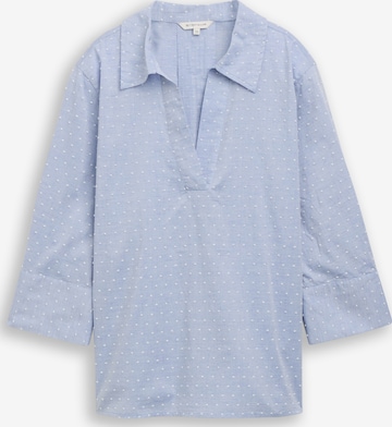 TOM TAILOR - Blusa en azul: frente