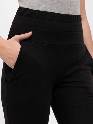Wide leg Pantaloni de la Anou Anou pe negru