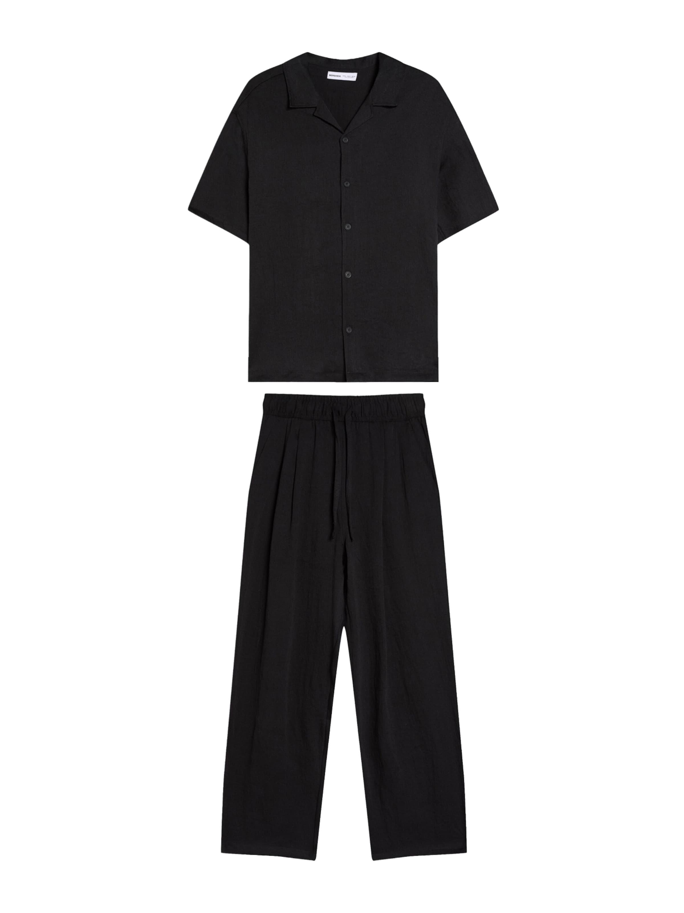 Bershka Jogginganzug in XS in schwarz, Produktansicht