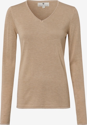 FREEMAN T. PORTER Pullover in Beige: predná strana