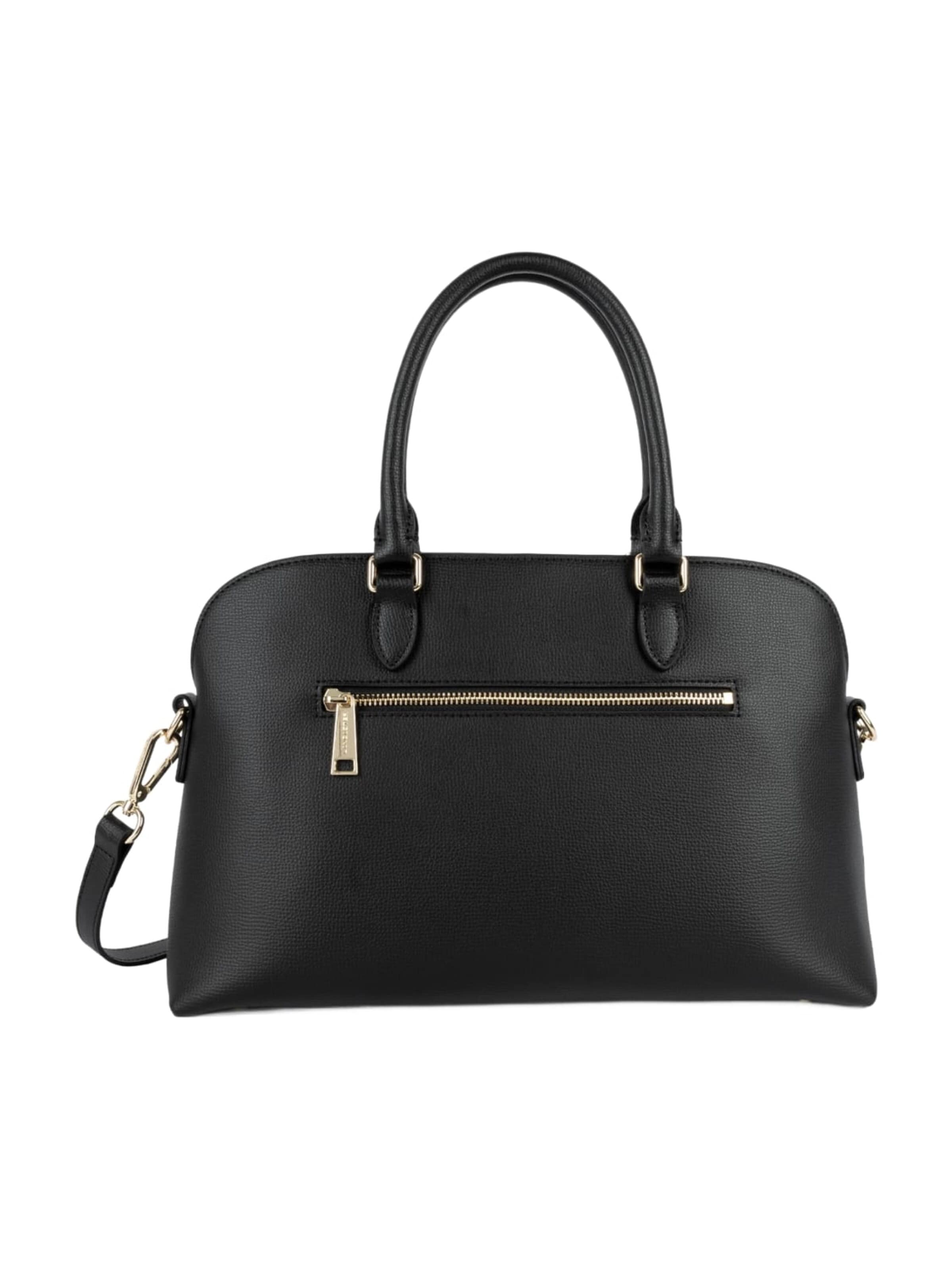 LANCASTER Paris - Bolso de mano 'Lancaster Sac demi lune Zippé Sierra Jia Noir' en negro