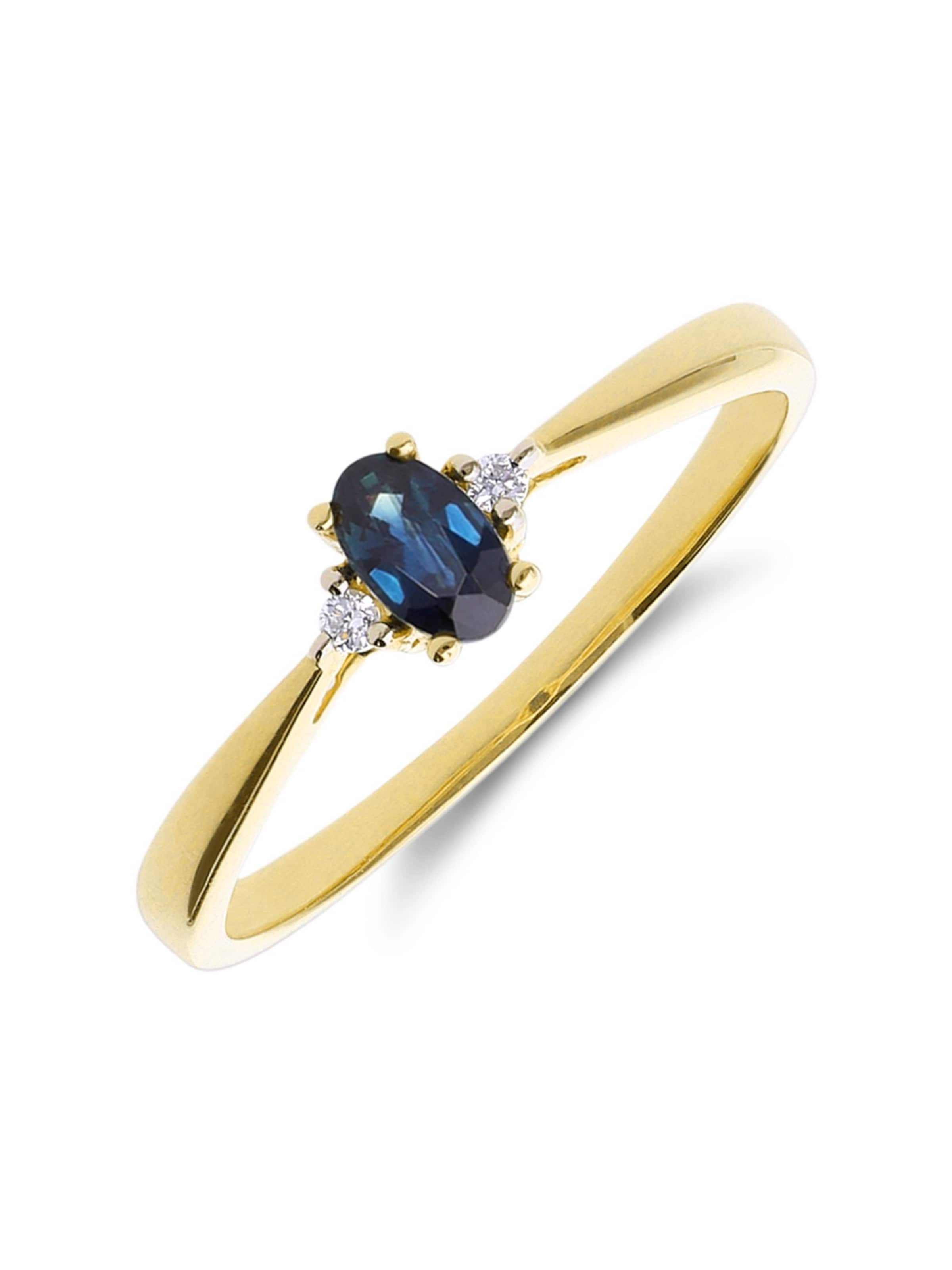 Lucardi Ring in Goud: voorkant