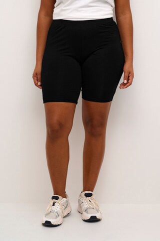KAFFE CURVE Skinny Pants 'Jena' in Black: front