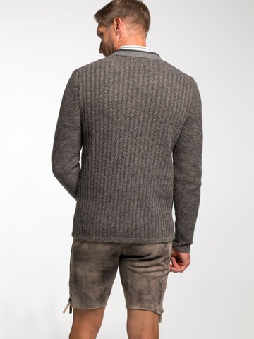 SPIETH & WENSKY Gebreid vest 'Esteban' in Grijs