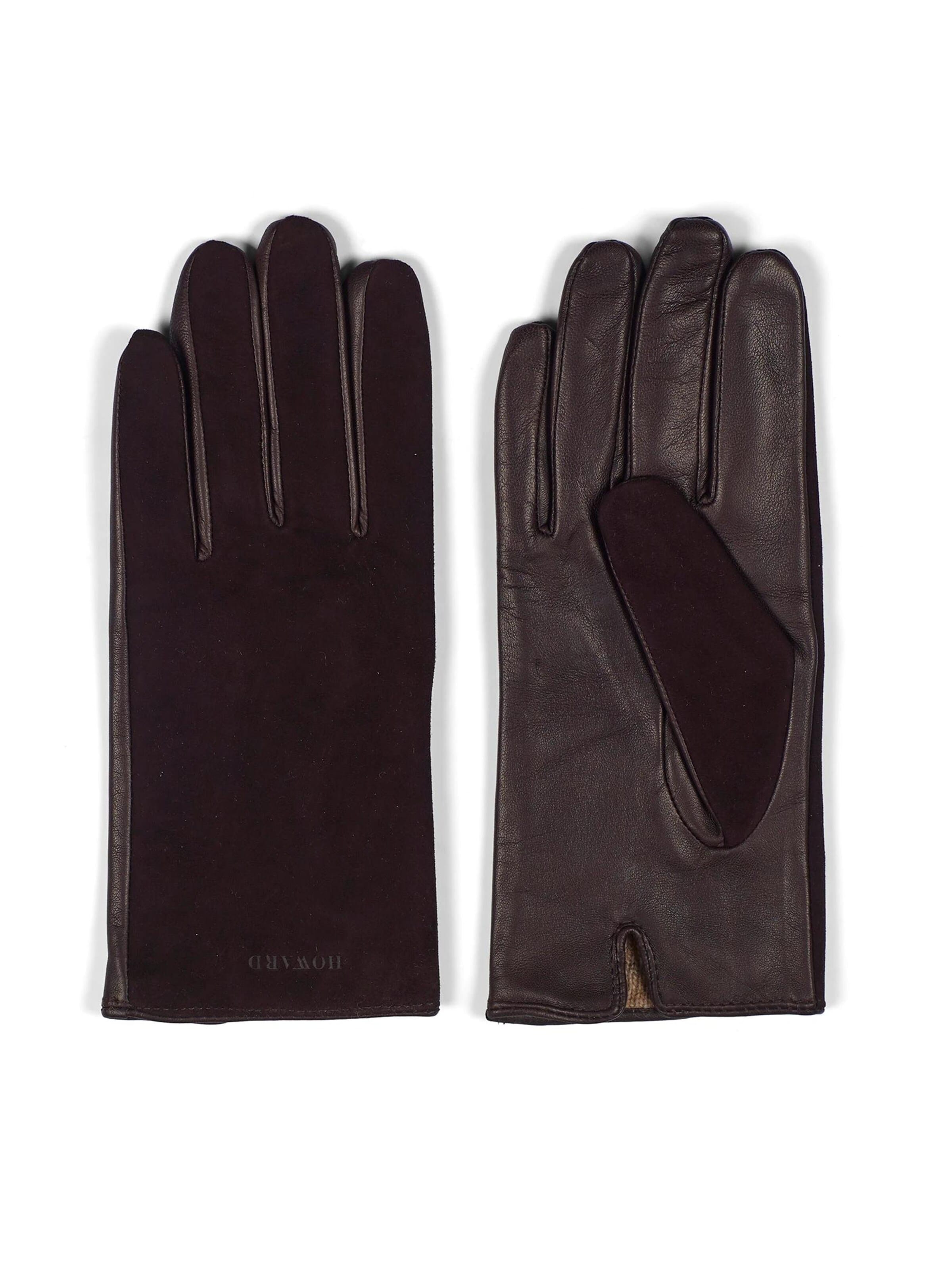 Gants 'Luna' Howard London en marron : devant