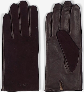 Gants 'Luna' Howard London en marron : devant