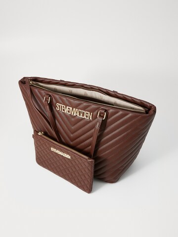 STEVE MADDEN Μεγάλη τσάντα 'Bjude-2' σε καφέ: πλευρά