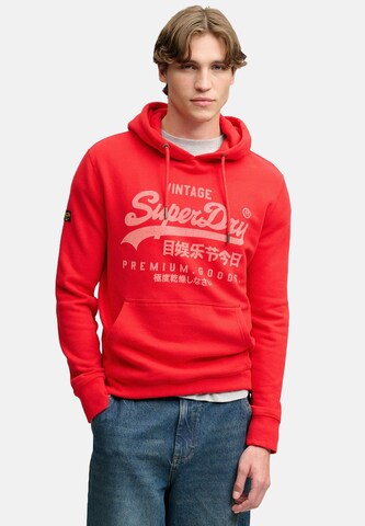 Superdry & Co - Sudadera 'Classic' en rojo: frente
